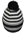 Spirit Pom Beanie BLACK/HEATHER GREY/WHITE Back