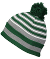 Spirit Pom Beanie DARK GREEN/HEATHER GREY/WHITE lside