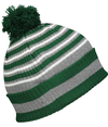 Spirit Pom Beanie DARK GREEN/HEATHER GREY/WHITE rside