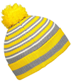 Spirit Pom Beanie GOLD/HEATHER GREY/WHITE rside