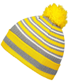 Spirit Pom Beanie GOLD/HEATHER GREY/WHITE lside