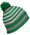 Spirit Pom Beanie KELLY/HEATHER GREY/WHITE rside