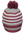 Spirit Pom Beanie MAROON/HEATHER GREY/WHITE Back