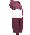 All American Hoodie MAROON HEATHER/WHITE rside