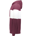 All American Hoodie MAROON HEATHER/WHITE lside