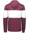 All American Hoodie MAROON HEATHER/WHITE Back