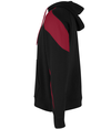 Youth Prospect Hoodie BLACK/SCARLET Side