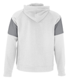 Youth Prospect Hoodie WHITE/CHARCOAL HEATHER Back