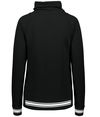 Ladies All American Hoodie BLACK/WHITE Back