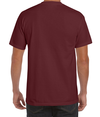 Ultra Cotton Adult Pocket Tee MAROON Back