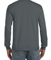 Ultra Cotton Adult Long Sleeve CHARCOAL Back