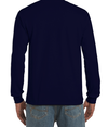 Ultra Cotton Adult Long Sleeve NAVY Back