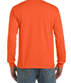 Ultra Cotton Adult Long Sleeve ORANGE Back