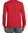 Ultra Cotton Adult Long Sleeve RED Back