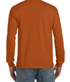 Ultra Cotton Adult Long Sleeve T. ORANGE Back