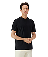 Light Cotton Adult T-Shirt BLACK Side