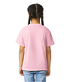 Youth Light Cotton T-Shirt LIGHT PINK BACK