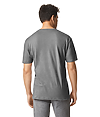 Light Cotton Adult T-Shirt CHARCOAL Back