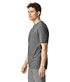 Light Cotton Adult T-Shirt HEATHER DARK GREY Side