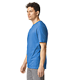 Light Cotton Adult T-Shirt HEATHER ROYAL Side