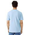 Light Cotton Adult T-Shirt LIGHT BLUE Back