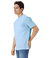 Light Cotton Adult T-Shirt LIGHT BLUE Side