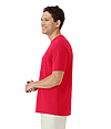 Light Cotton Adult T-Shirt RED Side
