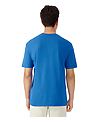 Light Cotton Adult T-Shirt ROYAL Back