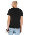 Unisex Recycled Organic Tee SOLID BLACK BLEND Back