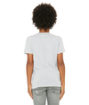 Youth CVC Short Sleeve Tee ATHLETIC HEATHER (90C/10P) Back