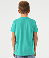 Youth Jersey Short Sleeve Tee TEAL Back