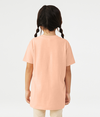 Youth CVC Short Sleeve Tee HEATHER PEACH Back