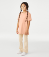 Youth CVC Short Sleeve Tee HEATHER PEACH Side