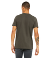 Unisex Jersey Short Sleeve Tee ARMY Back