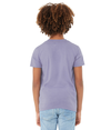 Youth Jersey Short Sleeve Tee DARK LAVENDER Back
