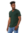 Unisex Jersey V-Neck Tee FOREST Side