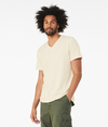 Unisex Jersey V-Neck Tee NATURAL Side
