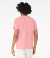Unisex Jersey V-Neck Tee PINK Back