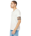 Unisex Jersey V-Neck Tee VINTAGE WHITE Side