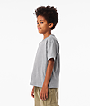 Youth Heavyweight Tee ATHLETIC HEATHER (90C/10P) Side