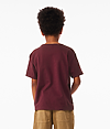 Youth Heavyweight Tee MAROON Back