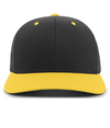 Cotton Poly Cap BLACK/GOLD Front