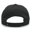 Cotton Poly Cap BLACK Back