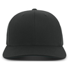 Cotton Poly Cap BLACK Front