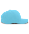 Cotton Poly Cap BLUE TEAL rside