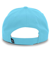 Cotton Poly Cap BLUE TEAL Back