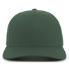 Cotton Poly Cap DARK GREEN Front