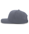 Cotton Poly Cap GRAPHITE lside