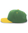 Cotton Poly Cap KELLY/GOLD lside