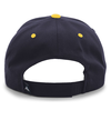 Cotton Poly Cap NAVY/GOLD Back